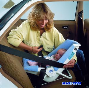 The first Maxi Cosi infant car seat debuted in 1984.
